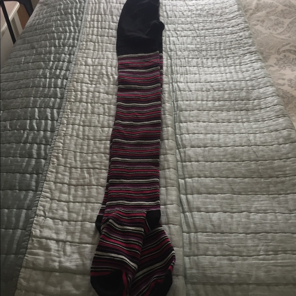 Stripe MeMoi tights never worn